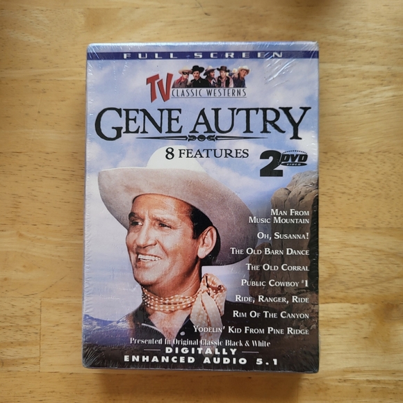 NEW Sealed Gene Autry - 8 Episodes (DVD, 2003) - Picture 1 of 6